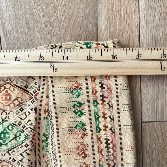 Bohemian Aztec Western Cotton Mini Skirt Womens Size 32 - Picture 4 of 5